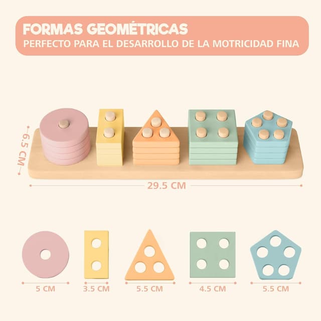 Thumbnail 4 de Sweety Fox Juguetes Montessori apilables