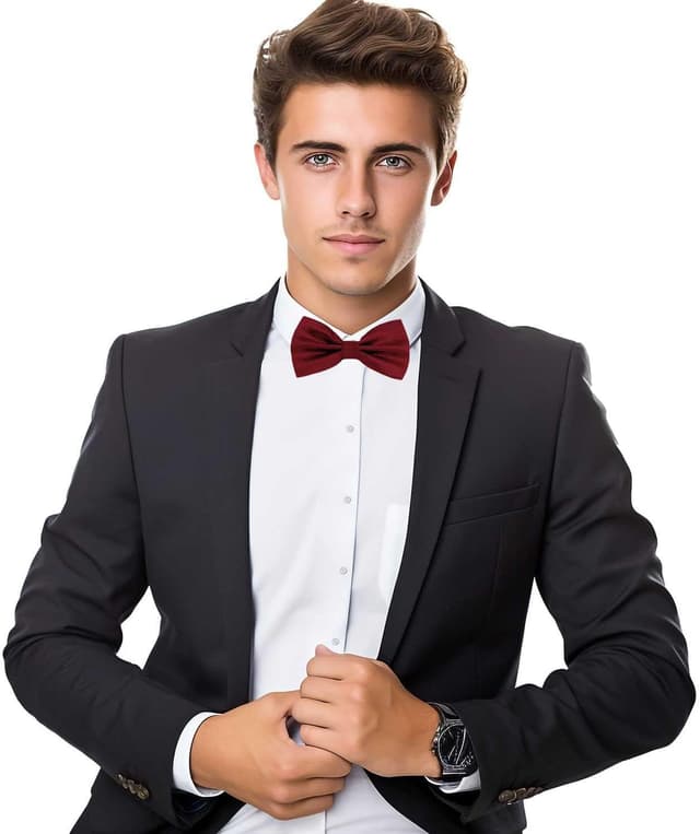 Thumbnail 4 de OcioDual Pajarita Roja Vino Cuadros 🎩 para Hombre