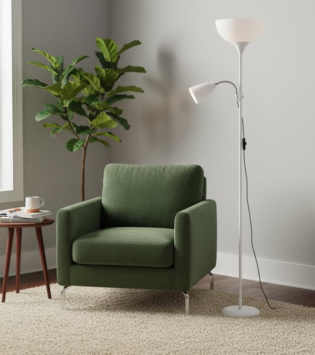 Thumbnail 5 de BEL AIR HOME Varese Lámpara de Pie Moderna 💡 178cm Blanco