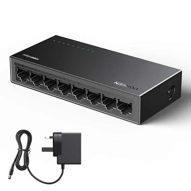 Detalle de UGREEN 8‑Port Gigabit Ethernet Switch