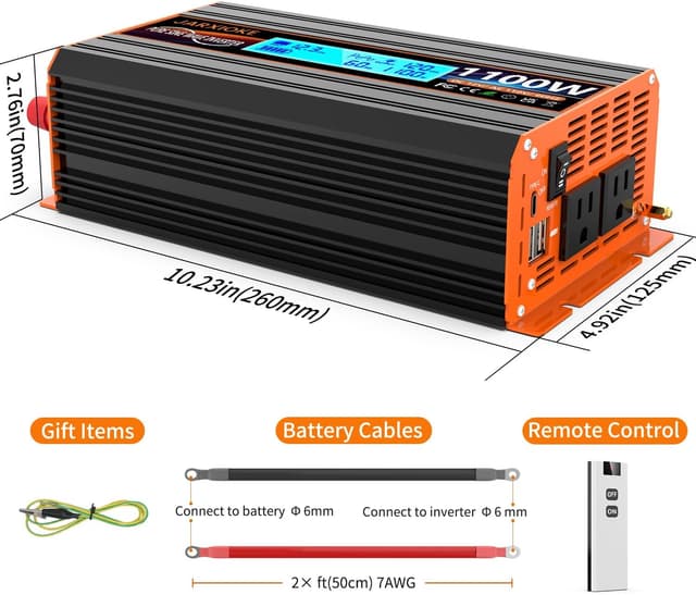 Thumbnail 6 de JARXIOKE 1100W Pure Sine Wave inverter
