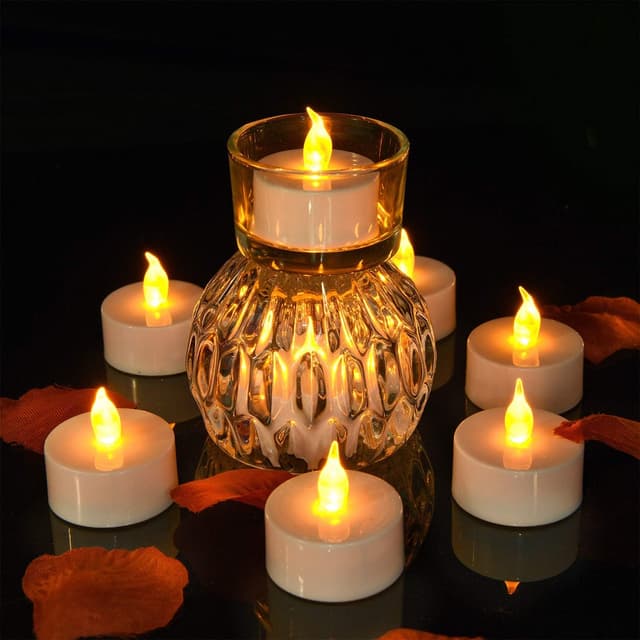Thumbnail 5 de Aku Tonpa 50 Pack Realistic Flameless Tealight Candles 🕯
