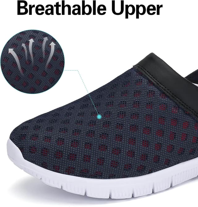 Detalle de SAGUARO Clogs Sommer Hausschuhe 44