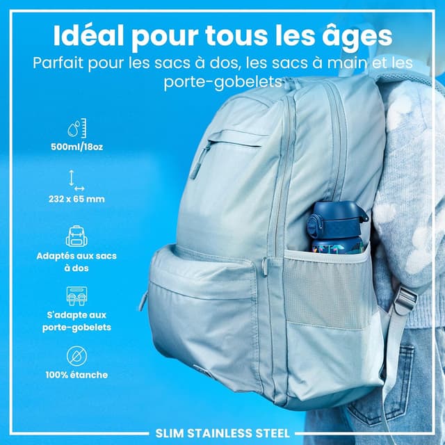 Thumbnail 1 de ION8 Gourde Inox Léger 600ml