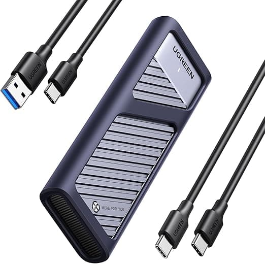 Detalle de UGREEN Carcasa M.2 NVMe USB C 10Gbps para SSD 🥇
