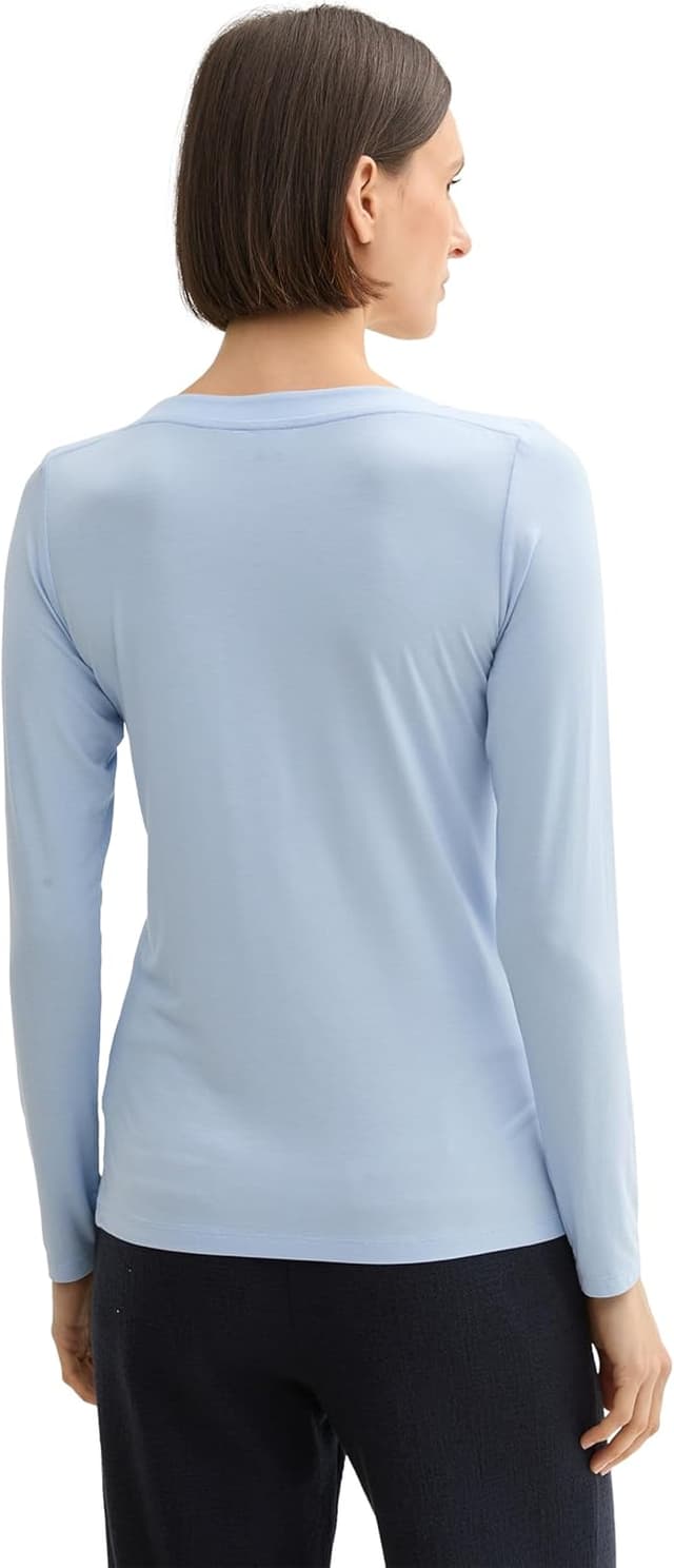 Detalle de TOM TAILOR maglietta donna a maniche lunghe