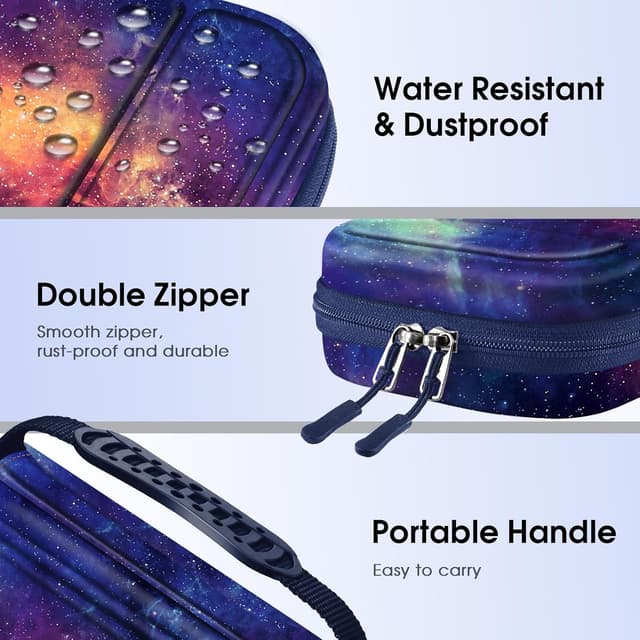 Detalle de FINTIE Tragetasche für Nintendo Switch 2 (2025) mit EVA-Hülle, Kartenhaltern und Innentasche