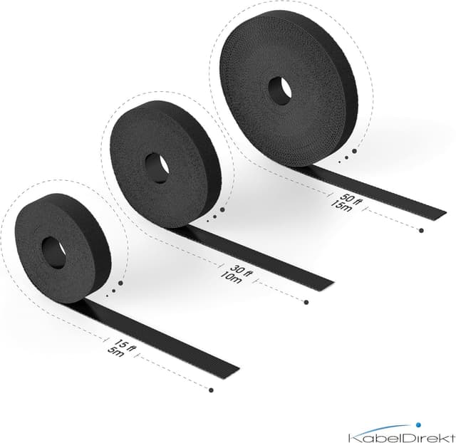 Thumbnail 5 de KabelDirekt – Abrazaderas Reutilizables para Cables 12,5mm