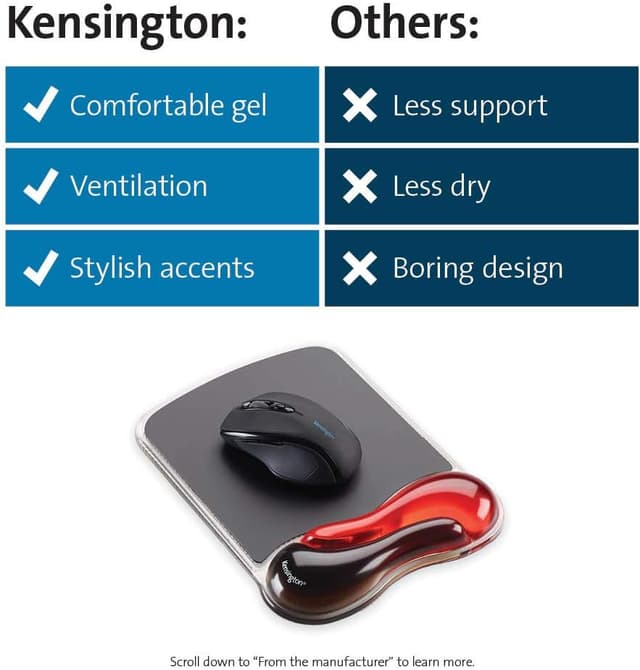 Thumbnail 6 de Kensington 62402 Mouse Pad Duo Gel Ergonomico
