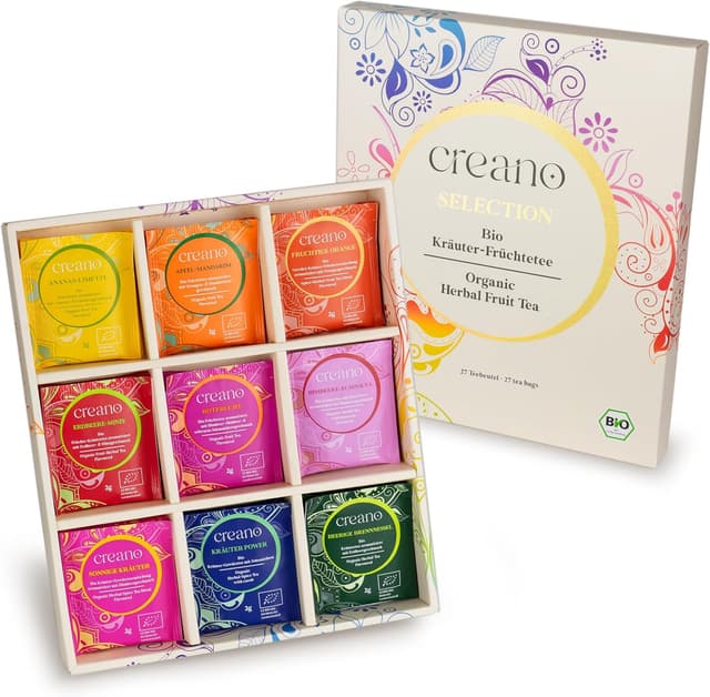 Detalle de Creano Infusion aux fruits bio 27 sachets