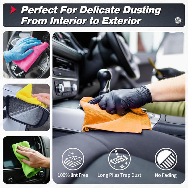 Thumbnail 2 de FIXSMITH Microfiber Cleaning Cloth 100 Pack 🧽