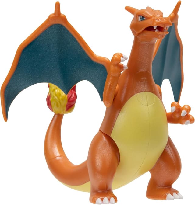 Detalle 2 de Jazwares Pokémon PKW2777 Select : lot de 3 figurines d’évolution (Charmander, Charmeleon, Charizard)