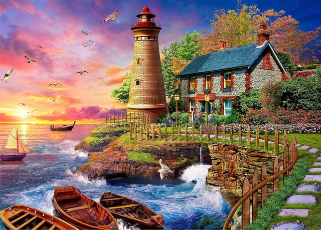 Detalle de 1000 piece jigsaw puzzle for adults