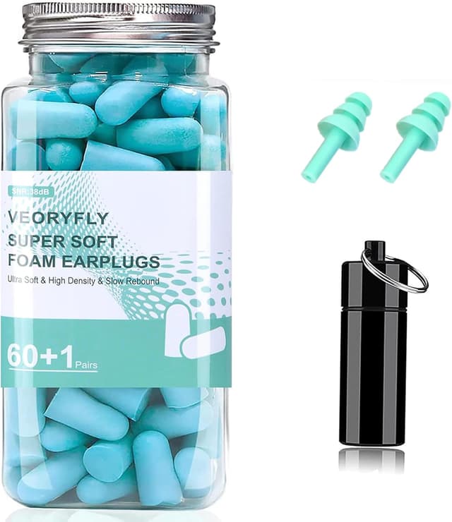 Detalle de VeoryFly Soft Foam Ear Plugs 122pcs