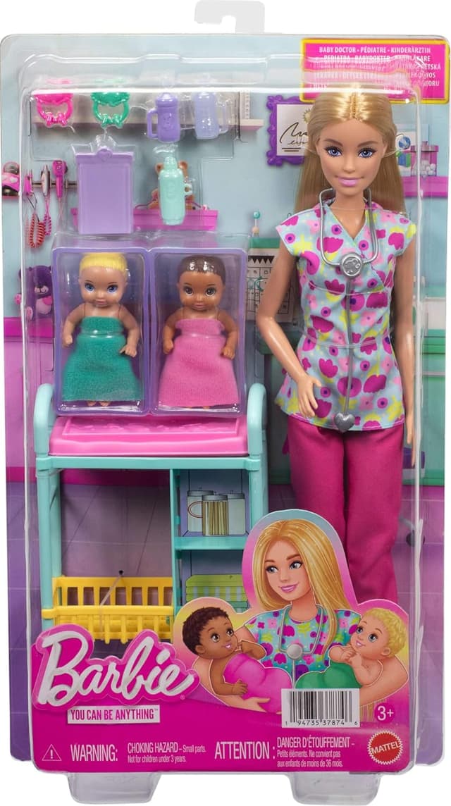 Thumbnail 5 de Barbie Careers Baby Doctor Playset with 2 Babies