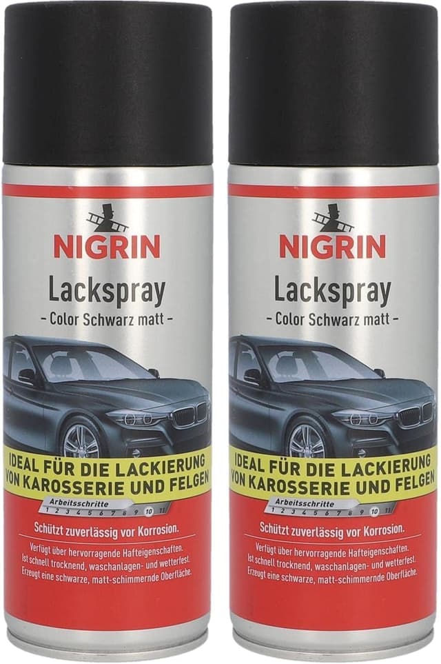 Thumbnail 4 de Nigrin Lackspray schwarz matt 6x400 ml