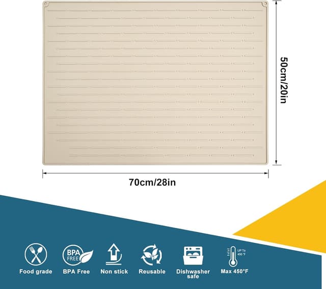 Thumbnail 5 de Cook's Aid Stove Top Cover 20x28 Inch 🍽