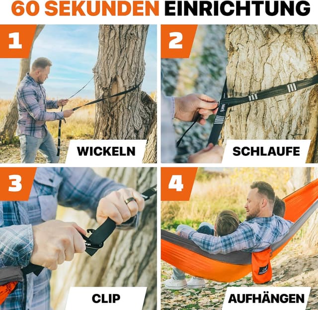 Detalle 1 de MalloMe Einzel Hängematte 285 x 140 cm