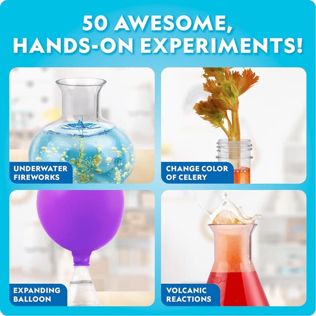 Detalle 2 de Blue Marble National Geographic Junior Chemistry Set (50 Experiments) for Kids 4–6