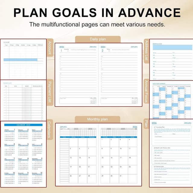 Thumbnail 4 de Agenda 2026 A5 giorno per pagina