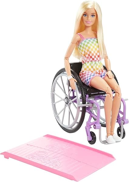 Imagen de Barbie Fashionista 💃 Muñeca Rubia con Silla y Accesorios (Mattel HJT13) en OfertitasTOP