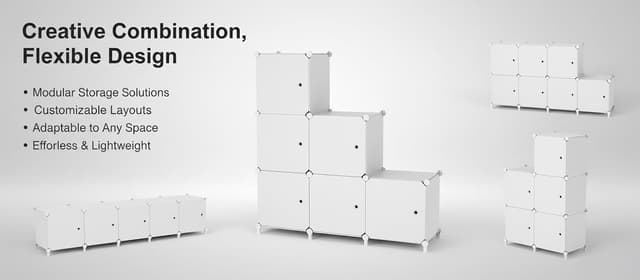 Thumbnail 4 de ATTDETJL ATTSL6002 6-cube storage unit 30cm compartments