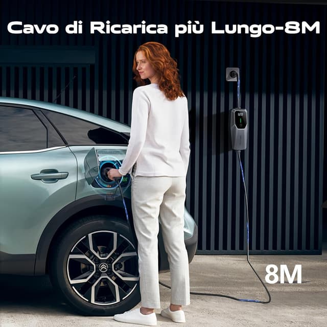 Detalle de VDLPOWEREU Colonnina ricarica 3,6 kW Tipo 2