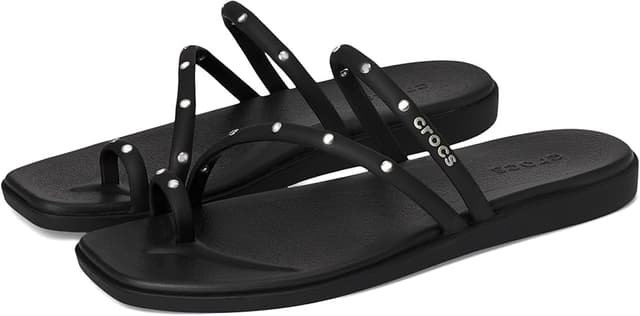 Detalle de Crocs Miami Studded Sandalias 38/39 EU, negro