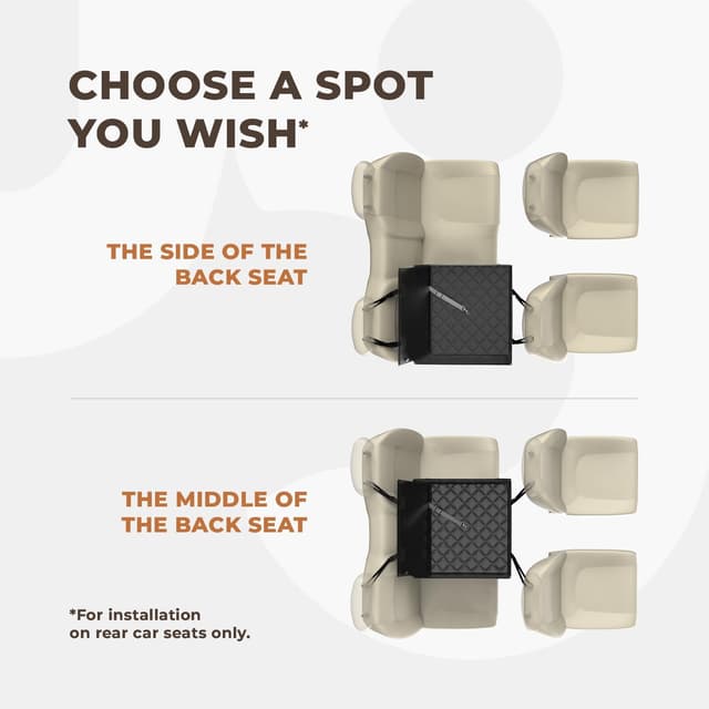 Thumbnail 6 de Wuglo Extra Stable Dog Car Seat for 18 kg