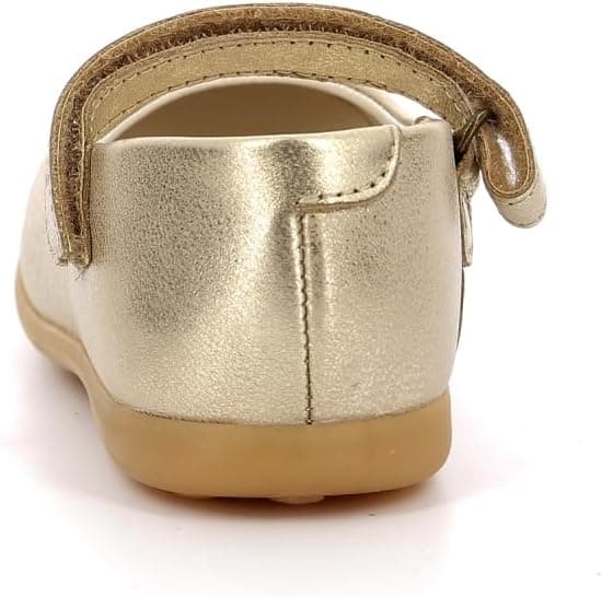 Detalle 1 de Ballerines Kickers Ambellie pour fille en cuir souple, fermeture scratch