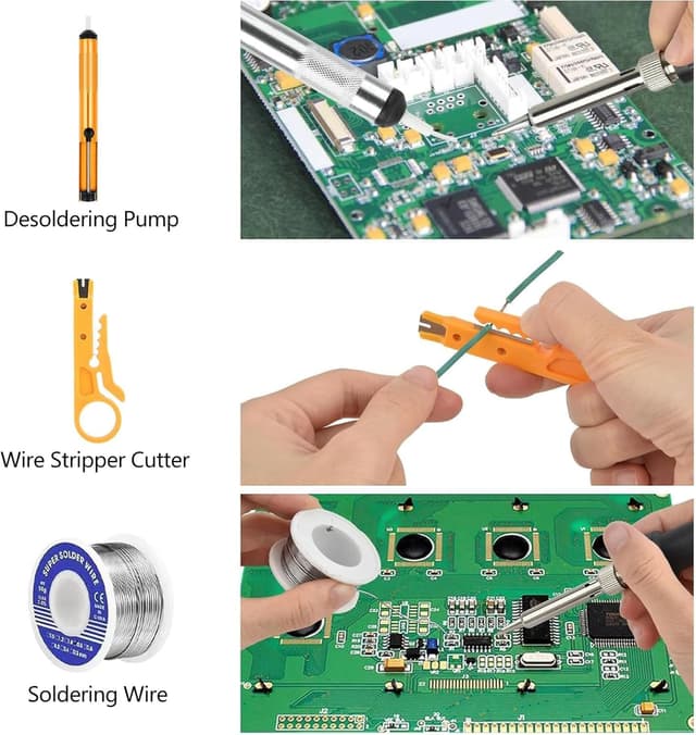 Detalle 2 de Soldador de estaño 80W Kit 13 en 1