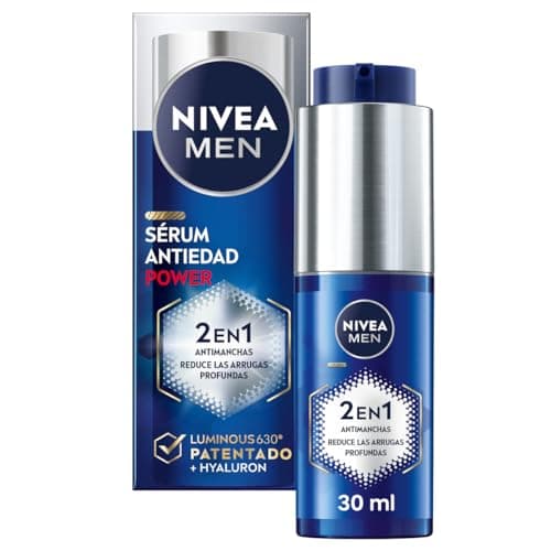 Detalle de NIVEA MEN POWER Serum Antiedad 30 ml, antimanchas con Luminous 630