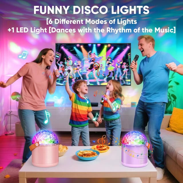 Detalle 2 de Dislocati Mini Karaoke Machine for Girls 5–12 🎤