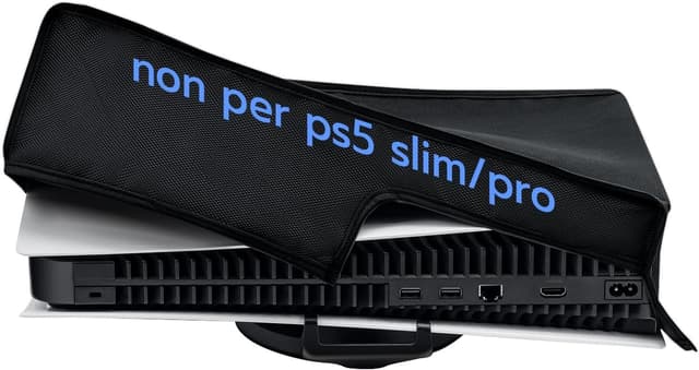 Detalle de Tolesum custodia protettiva antipolvere e antigraffio orizzontale per PS5 Digital Edition e Ultra HD (non per PS5 Slim/PS5 Pro)