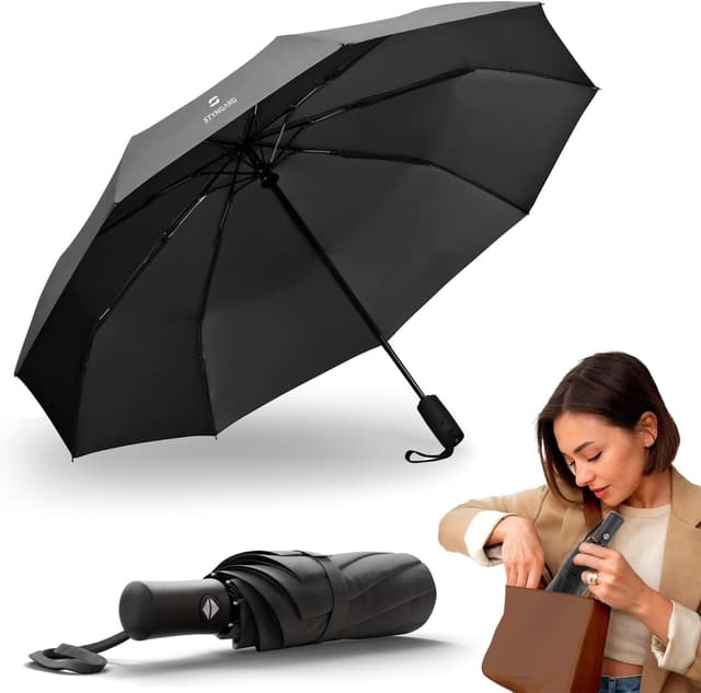 Imagen de STYNGARD BERGEN Taschenschirm mit Auf‑Zu‑Automatik en OfertitasTOP