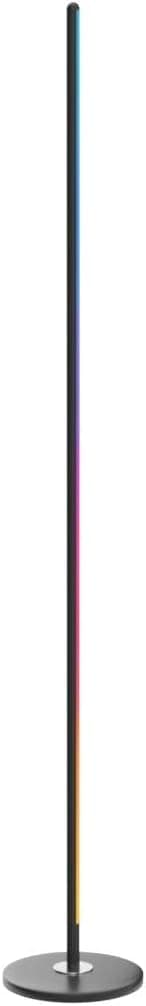 Detalle 2 de Govee LED Floor Lamp (RGBIC Modern Corner Lamp) with 61 scene modes, music sync and app/voice control, black