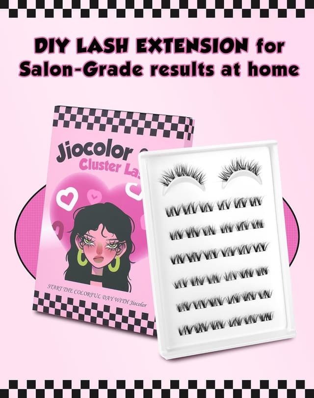 Thumbnail 6 de Natürliche Cluster-Wimpernverlängerungen Wispy (DIY, 7er-Pack) für einen natürlichen Wimpernlook