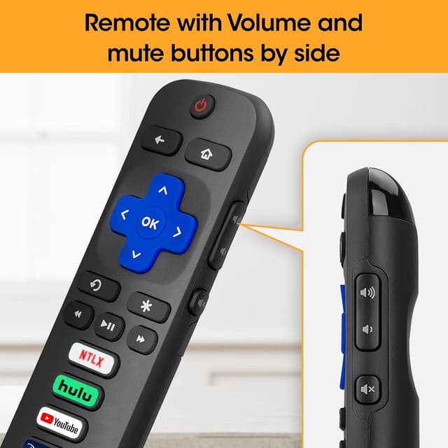 Detalle de Replacement Remote 3-Pack for Roku TV