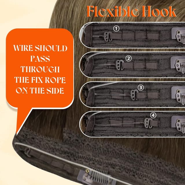 Thumbnail 3 de Sunny Hair Wire Extensions 18 Inch