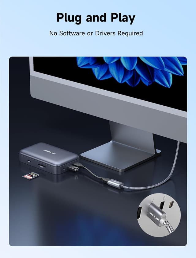 Thumbnail 3 de JSAUX USB 3.0 Extension Cable 10ft Pair