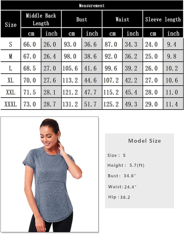 Detalle 2 de Terecey T-Shirt Sport femme à manches courtes à séchage rapide