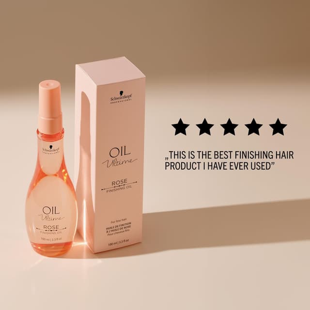 Thumbnail 6 de Schwarzkopf Professional Oil Ultime Rose Finishing Oil (100 ml) for fine to normal hair