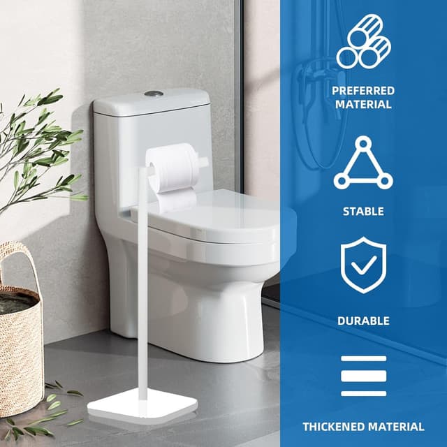 Detalle de Stainless steel toilet roll holder for 6 rolls