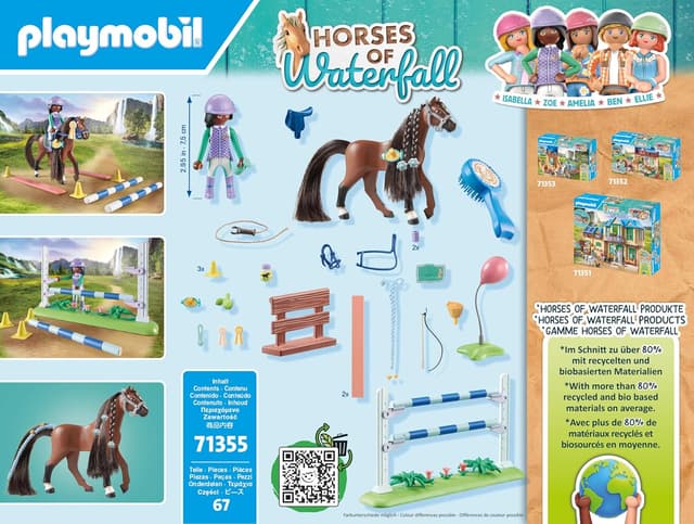 Thumbnail 7 de PLAYMOBIL Horses of Waterfall 71355 🐴 Juego de caballos y entrenamiento