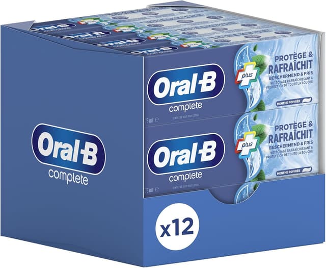 Detalle de Dentifrice menthe fraîche Oral-B Complete Plus 75 ml
