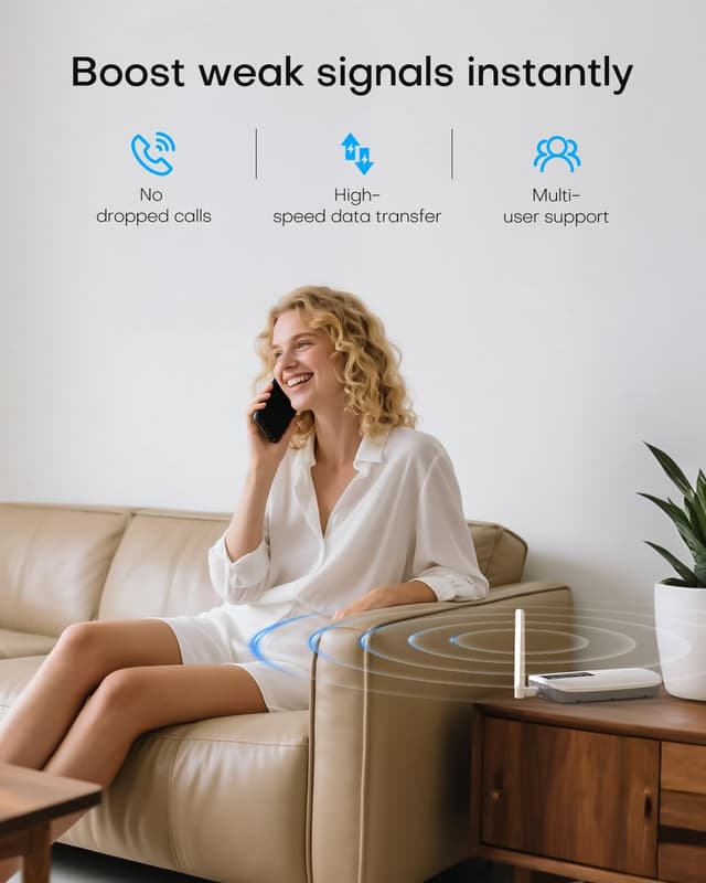 Thumbnail 1 de HiBoost Cell Phone Booster 2000 sq ft