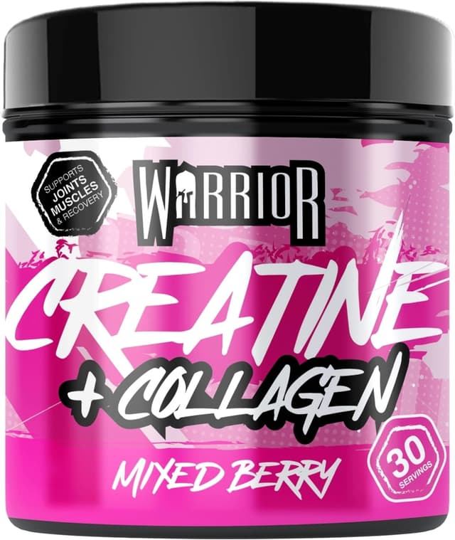 Thumbnail 6 de Warrior Creatine Monohydrate + Vitamine (360 g, 80 Portionen) – mikronisiertes Kreatin & Multivitamin-Blend, vegan, Mixed Berry