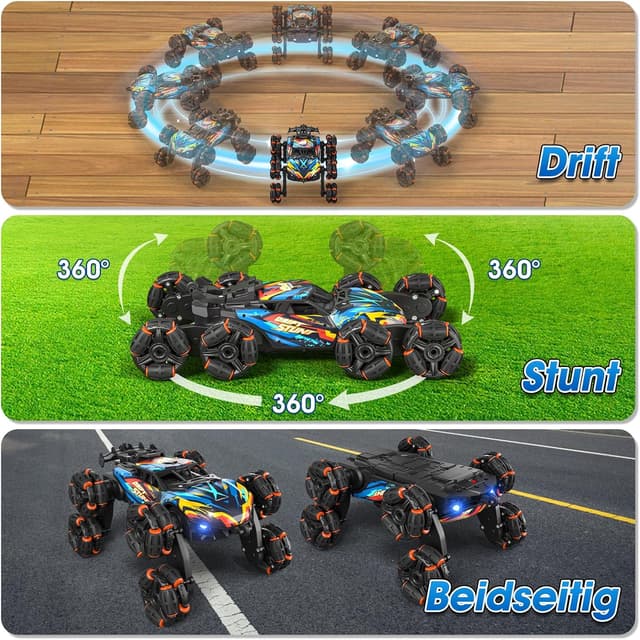 Thumbnail 3 de 8WD RC Drift Auto mit Handsteuerung