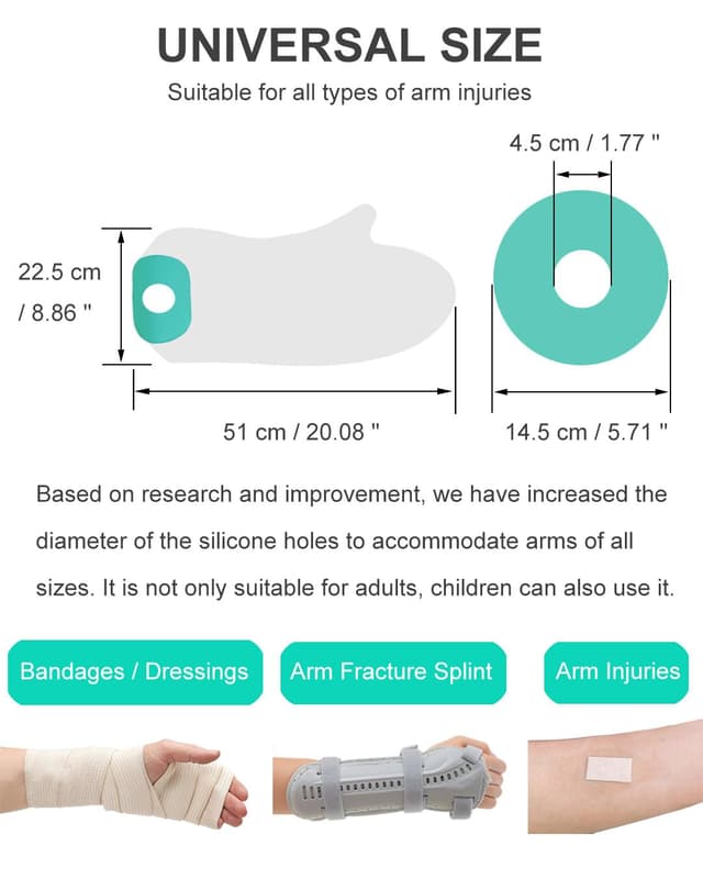 Thumbnail 4 de EuyiHlybt Cast Cover for Shower Arm ⌀ Waterproof Cast Cover