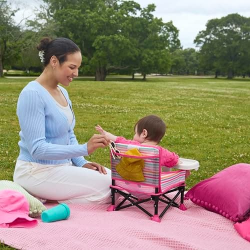 Thumbnail 12 de Bright Starts Pop 'N Sit Minnie Mouse, asiento portátil para bebé